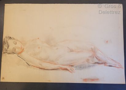 null Eugène NIKOLSKY (XIXe/XXe siècle)

Deux études de femmes nues allongées, les...