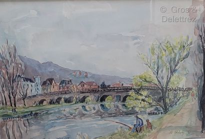 null The bridge of Meulan

Watercolor signed lower right and titled and dated 1989...