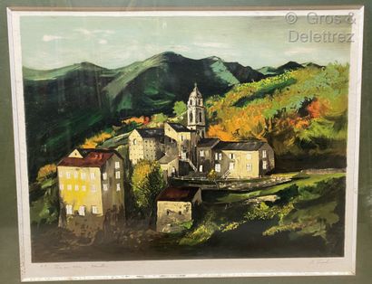 null Eric PEYROL (XXth)

Village in the mountains

Lithograph, artist's proof signed...