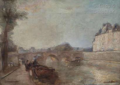 Édouard-Henri LÉON (1873-1968) 
The Pont-Neuf...