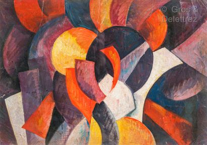 null Modern school

Composition with colored circles and portions of circles

Oil...