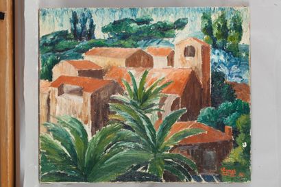 null Pierre GAMET (20th century)

Southern village 

Oil on canvas, signed lower...