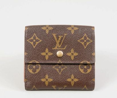 Louis VUITTON Portefeuille, porte-cartes, porte-monnaie en toile monogram, fermetures...