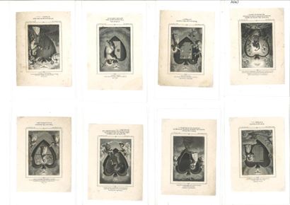 16 Images pieuses imprimées du XIXe siècle....