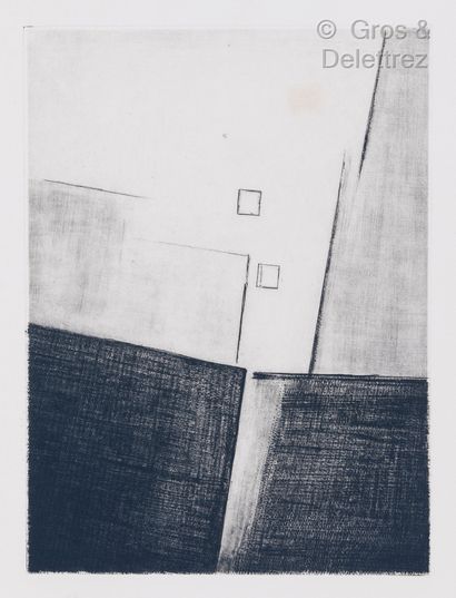 Claire PICHAUD (1935-2017) 1/ Sans titre, circa 1975

Une huile sur papier. 

Gris...