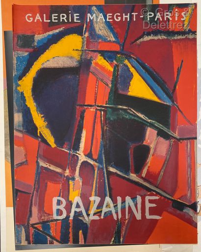 null (E) BAZAINE

Poster for the Maeght gallery, Paris 

74 x 53,5 cm

Slight fold...