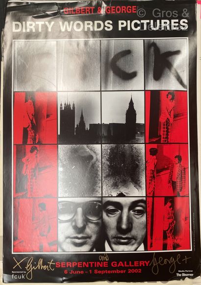 null (E) GILBERT & GEORGE

Dirty Words Pictures

Poster for the Serpentine Gallery,...