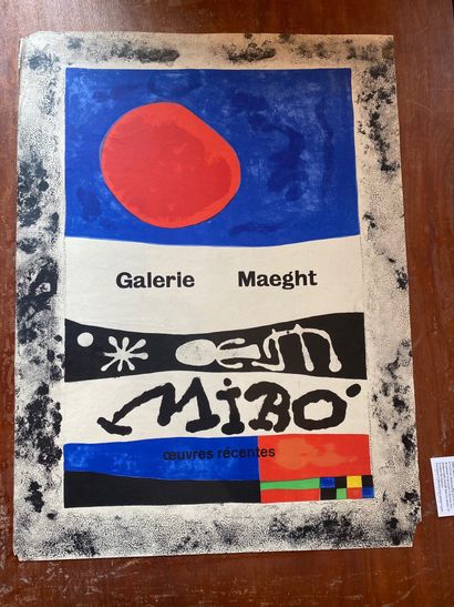 null (E) MIRÒ Joan

"Recent works

Poster for the Maeght gallery

67,5 x 50 cm

Tears...
