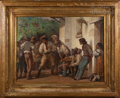 null French school of the 19th century

Italian Players

Oil on canvas, bearing an...