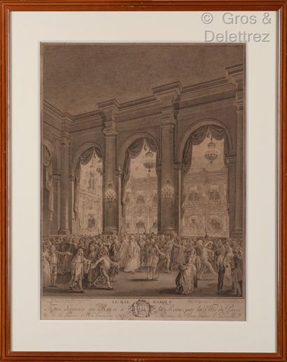 null Le festin royal et Le bal masqué

Lot de deux gravures

Fin du XVIIIe siècle

50...