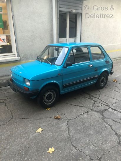 null FIAT 126 du 04.07.1980,32500 kms

turquoise, 4 places, embrayage,,carburateur...