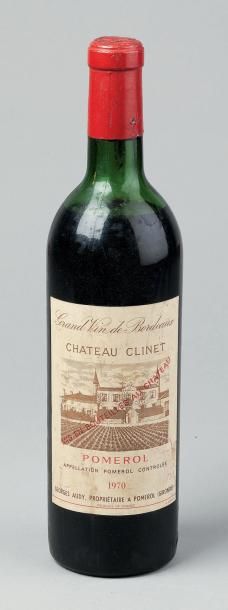 null 1 Bouteille CH. CLINET, Pomerol 1970 (B)
