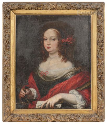 ATTRIBUÉ À JUSTUS SUSTERMANS (1597 - 1681) Portrait de Jeune femme en buste

Toile

91...