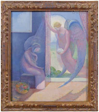 Angel ZARRAGA (1886-1946) L’ Annonciation, circa 1924

Huile sur toile

Signée en...