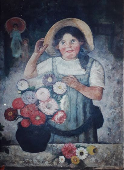 null 
Tadeusz MAKOWSKI (1882-1932)

 Marguerites et zinnias, 1915

 Huile sur toile....