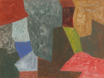 Serge POLIAKOFF (1900-1969) 
Composition abstraite, 1956




Gouache sur papier.




Signée...