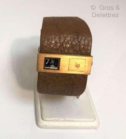 LIP F. de Baschmakoff, circa 1972 - Mythical design watch with jumping hours created...