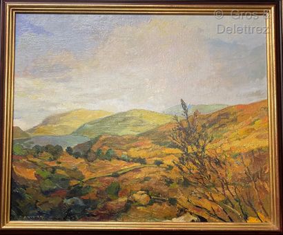 null (E) Paul VIVIEN (XXth)

Provencal landscape

Oil on canvas signed lower left*.

45,5...