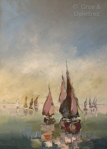 null (E) WOLF (XXth)

Sailboats

Canvas, signed lower right.

82 x 60 cm
