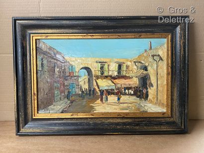 null (E) Louis Jacques VIGNON (1897-1968)

Market of Nice

Oil painting

Size: 40...