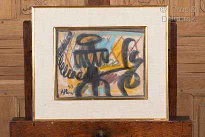 Jean-Michel Atlan (1913-1960) Composition

Pastel sur papier signé et daté 1953 en...
