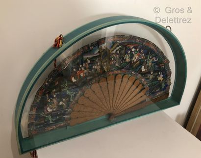 null Palace views, China, 19th century



Folded fan, the double sheet of paper painted...