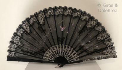 null Two fans, late 19th century



*One, the leaf painted on black gauze of dragonflies...