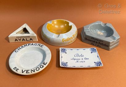null Keller and Guérin in Lunéville



Lot of five advertising ashtrays in earthenware...