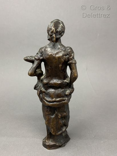 null TRAVAIL FRANÇAIS 1930-1940

Sculpture en bronze à patine brune figurant une...