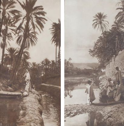 Rudolf Franz Lehnert (1878-1948) et Ernest Heinrich Landrock (1878-1966) Afrique...
