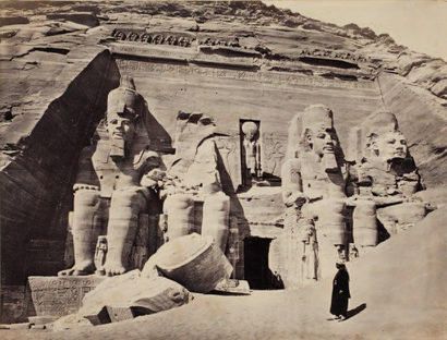 Francis Frith (1822-1898) (attribué à) Egypte, 1857 Temple de Kom Ombo. Temple de...