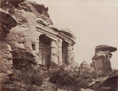 Pascal Sebah (1823-1886) Egypte, c. 1865 Haute Egypte. Djebel Silsileh. Epreuve sur...