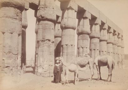 Antonio Beato, Zangaki et divers Egypte, c. 1870 Louqsor. Thèbes. Karnak. Philae....
