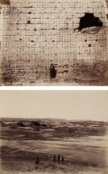 Zangaki, Lekegian, Félix Bonfils et J. P. Sebah Haute Egypte. c. 1870-1890 Voyageurs...