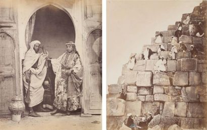 Antonio Beato, Félix Bonfils, Jackson et divers Egypte. c. 1870 Le Caire. Alexandrie....
