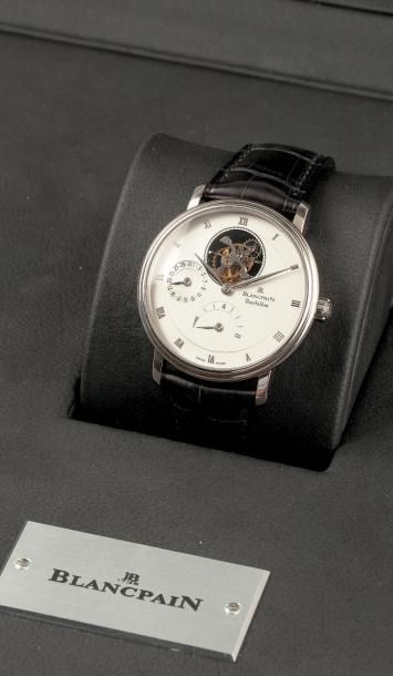 BLANCPAIN TOURBILLON N° 53 VERS 2009 Superbe et rare montre bracelet à tourbillon...