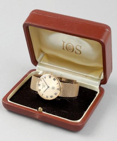 PATEK PHILIPPE IOS REF: 3562-1 N° 2699776 VERS 1960 Rare montre bracelet plate en...