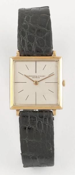AUDEMARS PIGUET EXTRA PLATE N°25009 VERS 1960 Belle montre bracelet extra plate en...