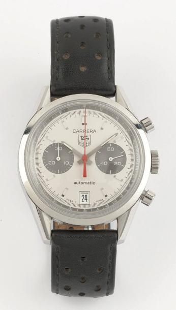 TAG HEUER CARRERA JACK HEUER LIMITED EDITION VERS 2003 Chronographe bracelet en acier....