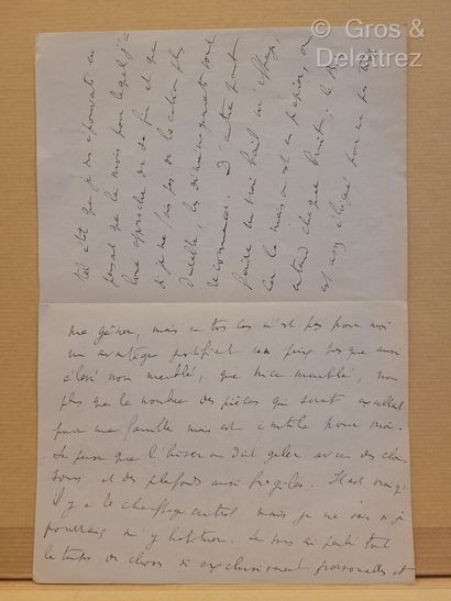 null Marcel PROUST (1871-1922) Ecrivain.



Lettre autographe signée adressée à la...