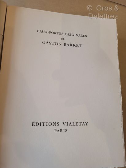 null [BARRET] Maurice GENEVOIX.



La Boîte à Pêche.



Paris, Vialetay, 1957, in-4...