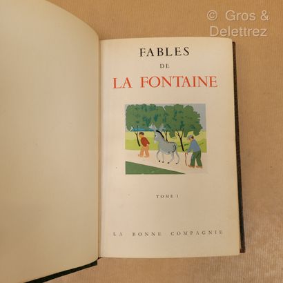 null [PARAIN] Jean de LA FONTAINE.



Fables. Aquarelles de Nathalie Parain.



Paris,...