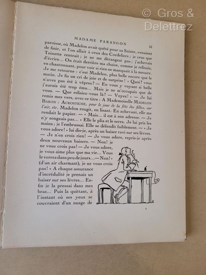 null [HEMARD] Lot de 2 volumes :



- RESTIF de LA BRETONNE. Les Egarements sentimentaux.



Paris,...