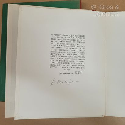 null [MATISSE] Charles BAUDELAIRE. 



Les Fleurs du Mal.



La Bibliothèque Française,...
