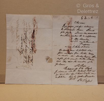 null STENDHAL, Henri Beyle dit (1783-1842) Ecrivain.



Testament autographe signé...