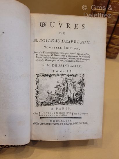null BOILEAU-DESPREAUX Nicolas.



Œuvres de M. Boileau Despréaux. Nouvelle édition,...
