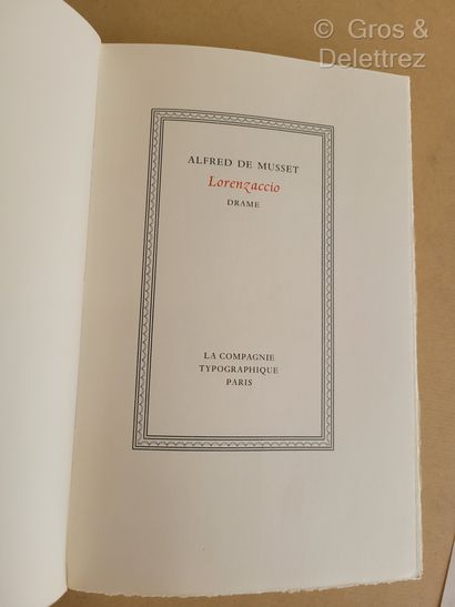 null ?Alfred de MUSSET. 



Lorenzaccio. Drame.? ?



Paris, La Compagnie Typographique,...