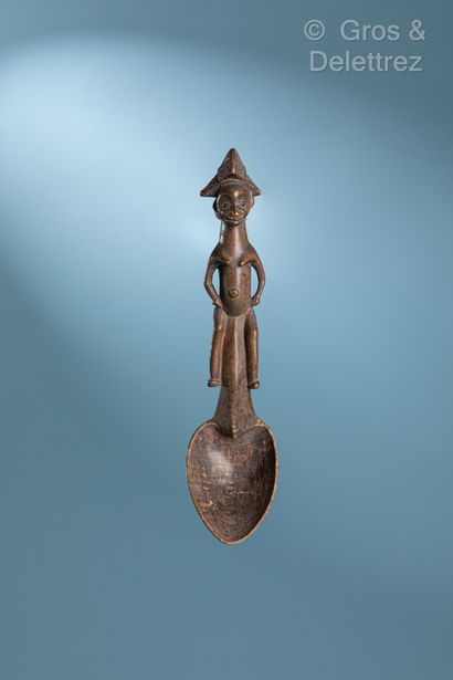 Object: Carved spoon of a woman 
Ethnicity:...