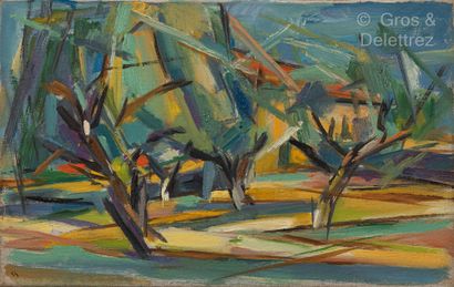 Claude VALLET Paysages cubistes de Provence

3 huiles sur toile

22 x 35 cm