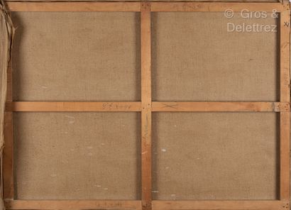 Claude VALLET Paysage du Sud

Huile sur toile, signée du cachet en bas à droite.

73...